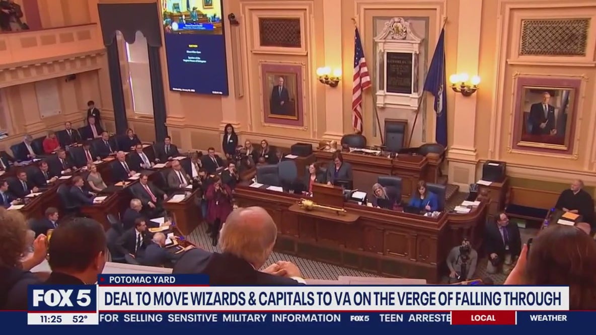 Plan to move Wizards, Capitals to Virginia on the verge of falling through